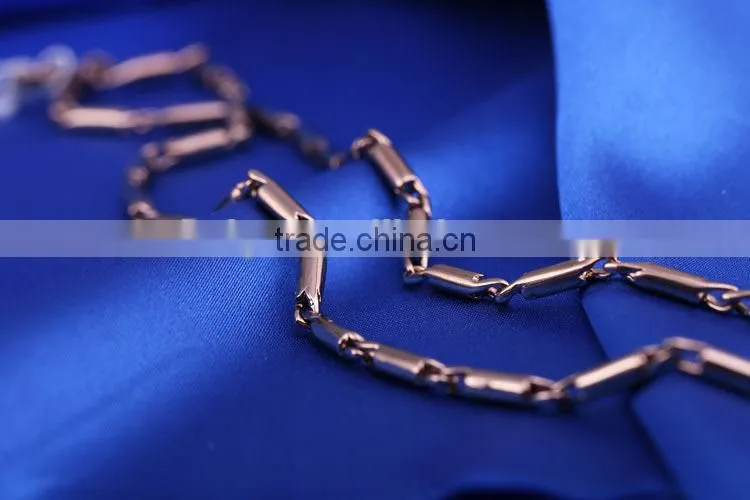 2015 china supplier jewellery fashion ornate jewelry chain decorative chain & coffee gold plated link chain
