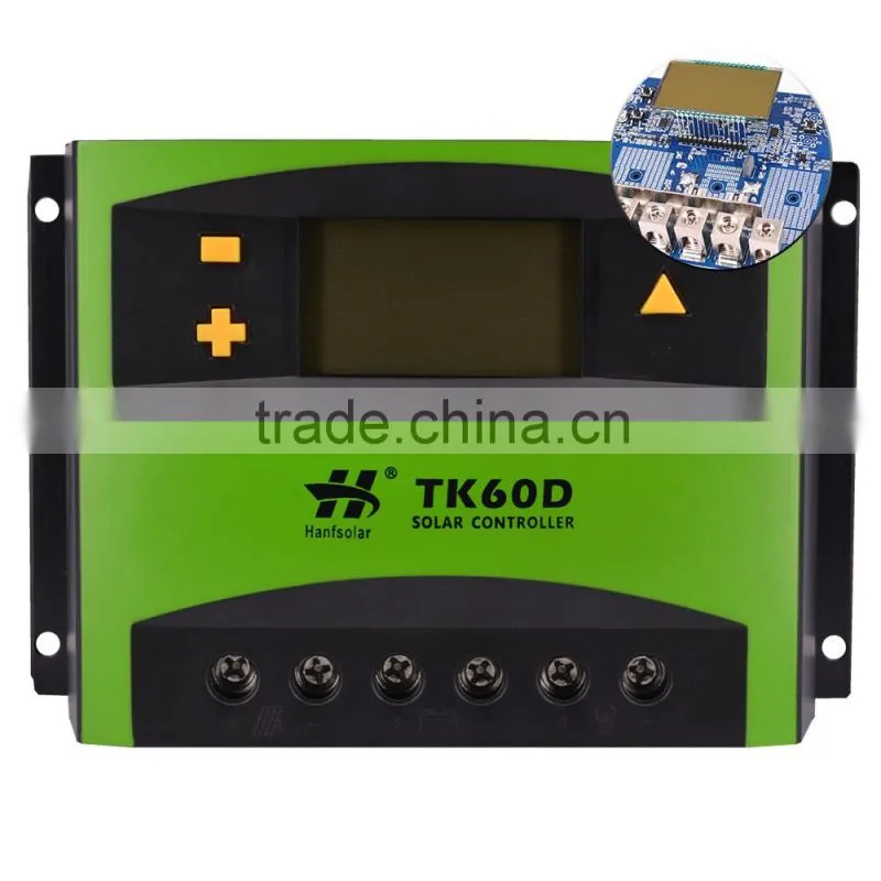 new series of intelligent multi-purpose 60A 12v 24v 48v solar charge controller