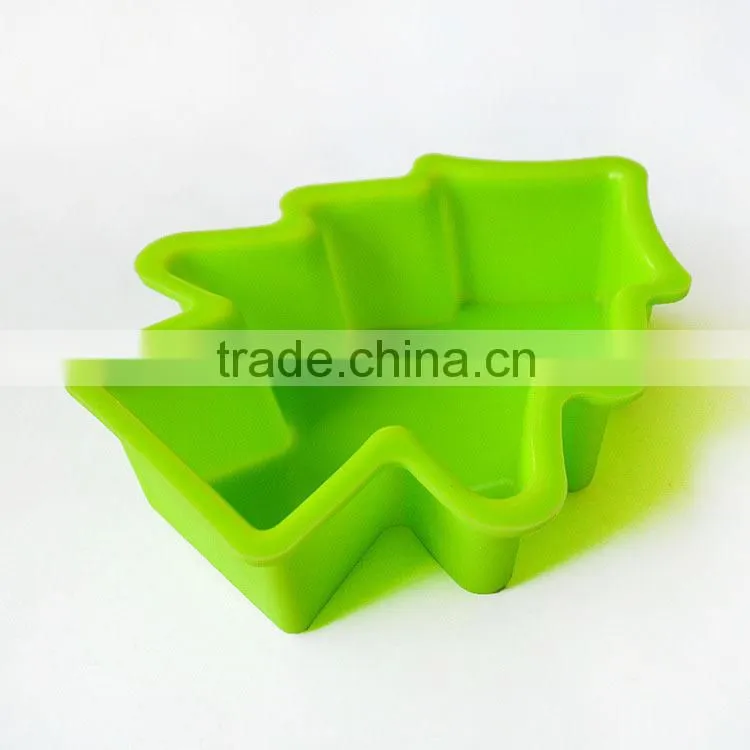 Eco-Friendly christmas tree custom silicone baking molds