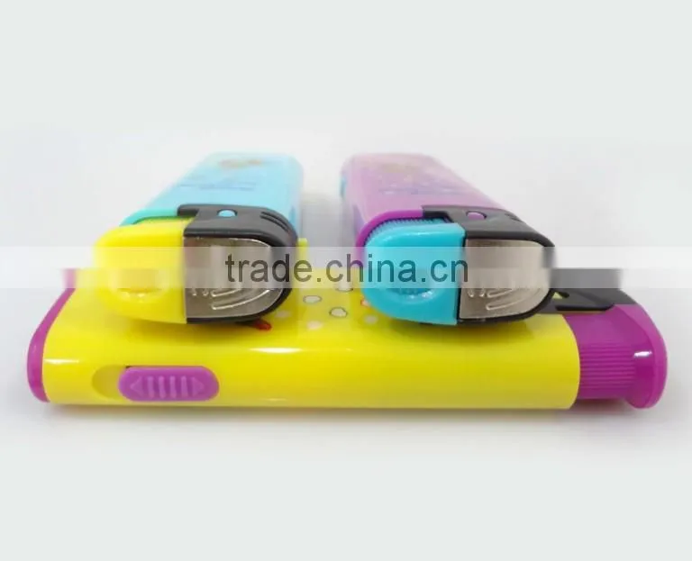 2016 new model electric windproof torch cigarette lighter with led light