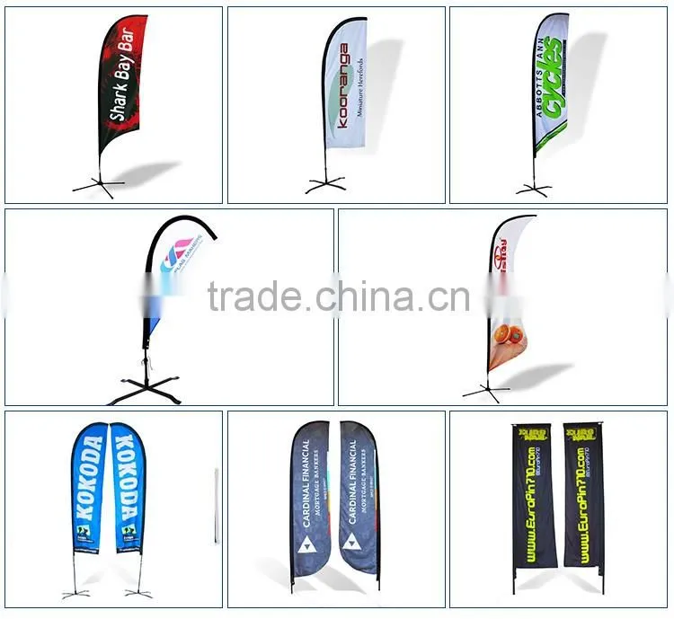 custom company comercial event promotion display flag for sale