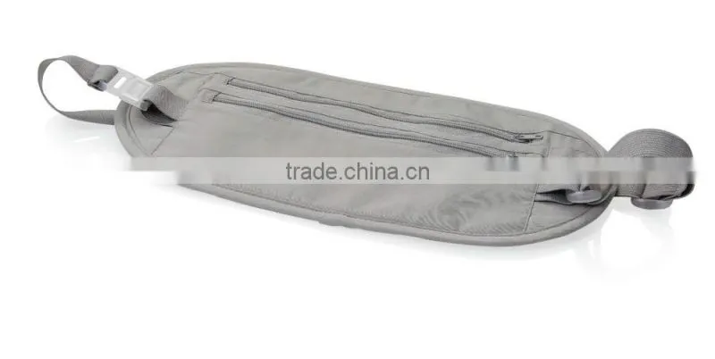 Unisex polyester security sports waist bag