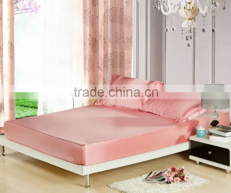 china supplier wholesale thai silk bed covers, fitted bed skirt, fitted cover, silk mattress protector
