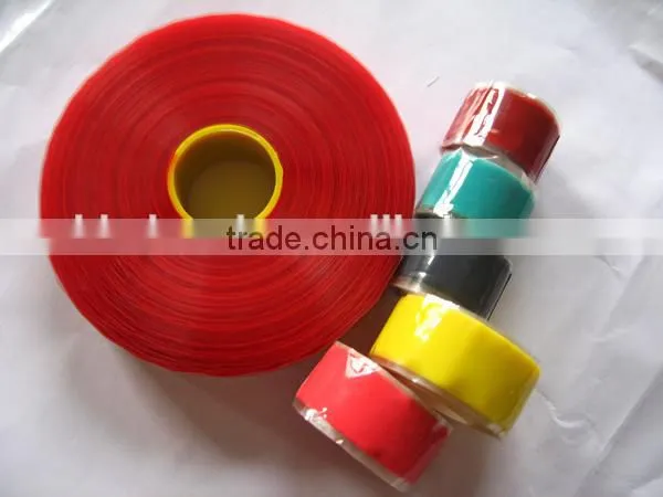 Automotive repair tape silicone rubber tape with excellent track resistance and high dielectric strength