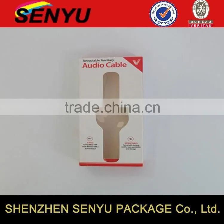 Paper Box Manufacturer Custom Design Cardboard Box for Audio Cables