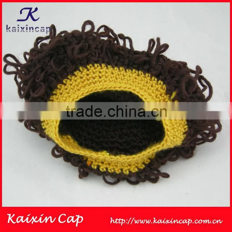 kid Beanie hat 100% acryl mix colour knit cap