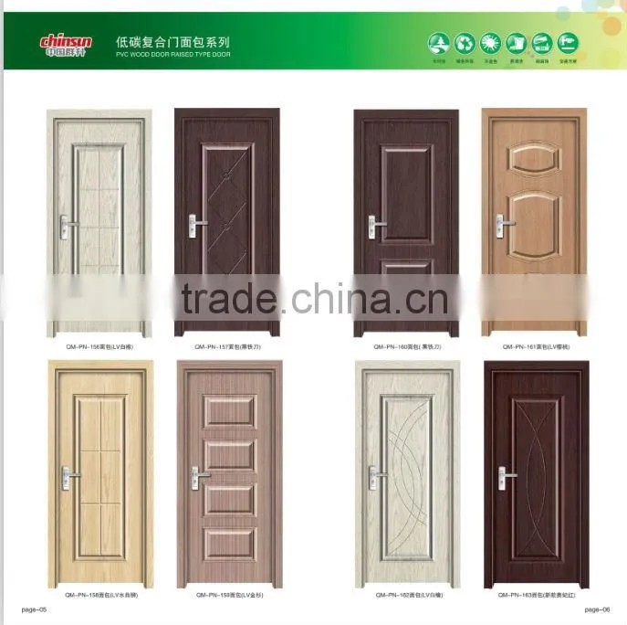 BEST SALE interior MDF PVC door(Top quality,quickly lead time.Reasonable price)