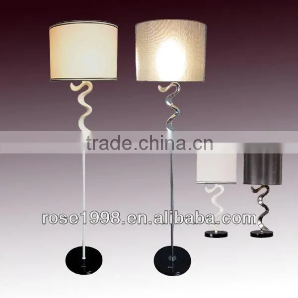 light stand with acrylic base and metal column
