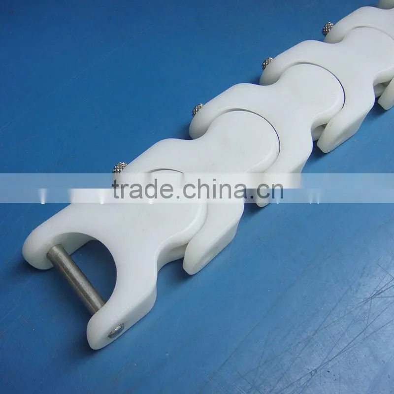 wholesale engineering custom POM delrin acetal plastic conveyor chain manufacturer china