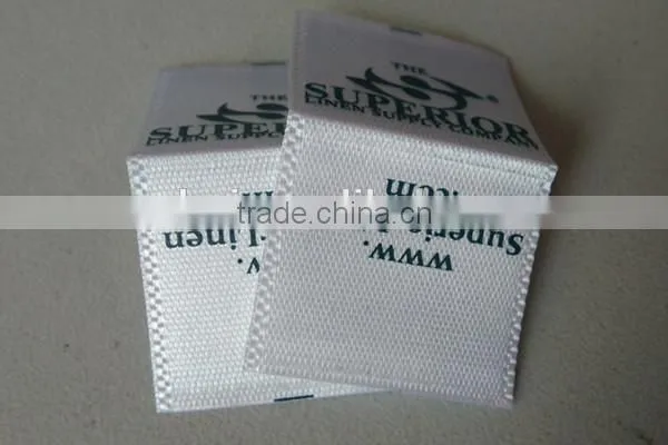 good quality custom polyester printed label for t-shirt