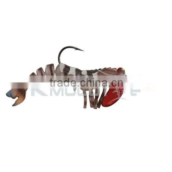 CHS007 soft plastic prawn lure for cuttle fish fishing japanese shrimp soft lure