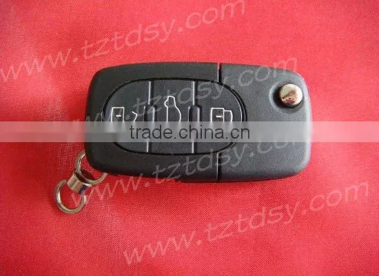 TD car keyfor high quality .Flip key shells for A-di 2 button and 3 button