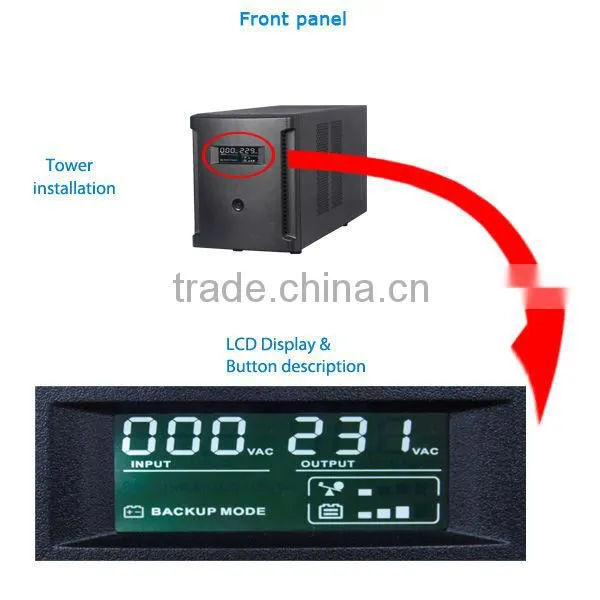 high frequency & save power line interactive ups 2000VA (Braver PRO)