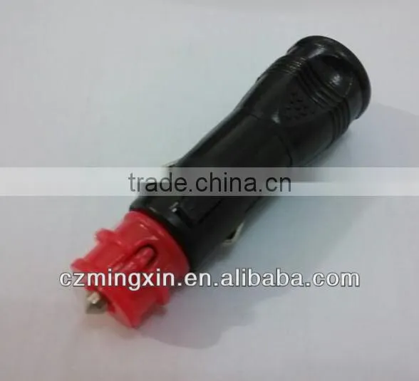 European style ac adapter cigarette plug with switch