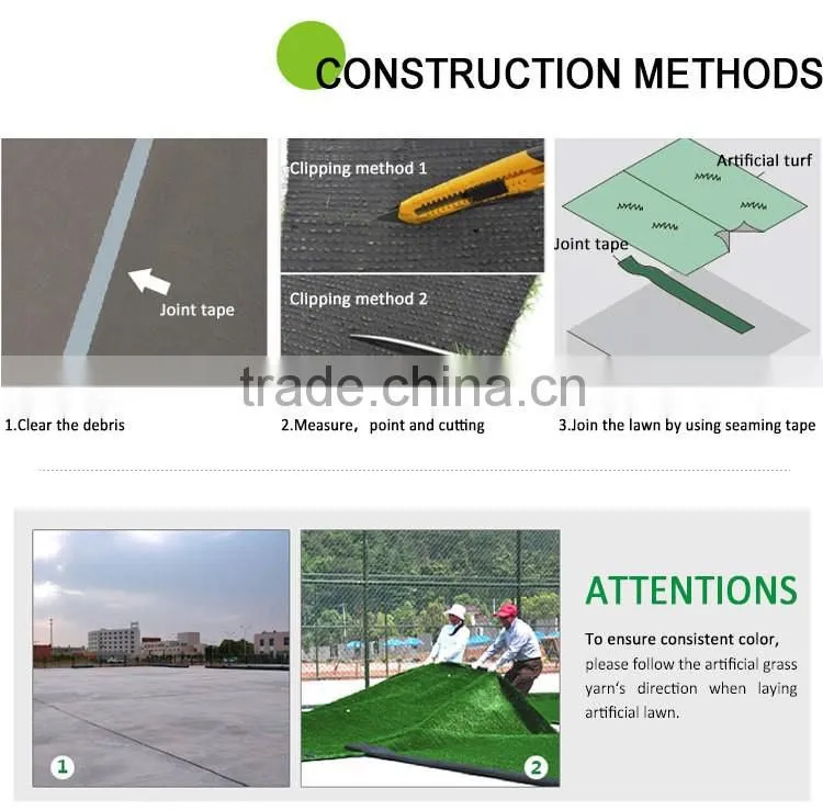 Factory Made Best Quality Plastic Artificial Grass For Football Turf Made In China
