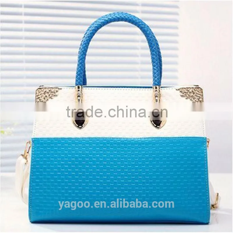 new arrival fashion leather hanbags mature office ladies handbags made in china 2014