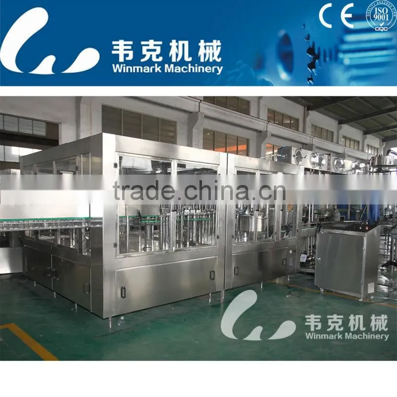 Potable water PET bottle washing filling and capping machine 3in1 monobloc