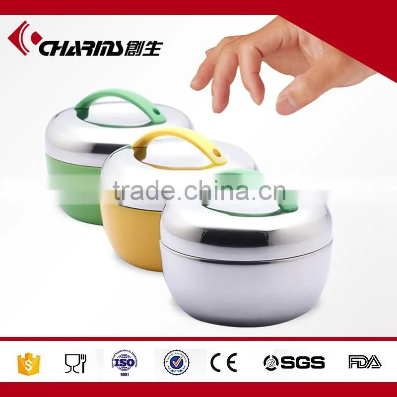 Charms colorful stainless steel salad bowl