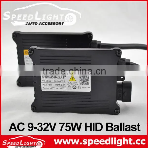 Hot Selling Factory Price Stable quality 9V to 32V 12V 75W HID Xenon Ballast