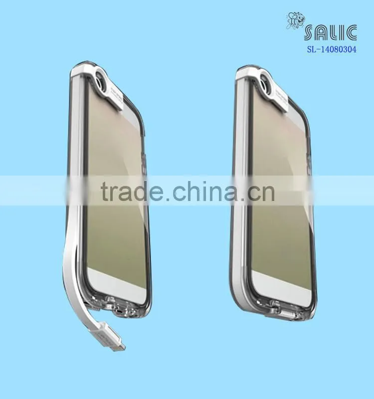 Protective bumper case with lighting charge-usb cable for iPhone 5s