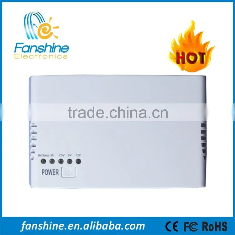 Universal External Portable 5V/7.5V/9V/12V DC Mini UPS