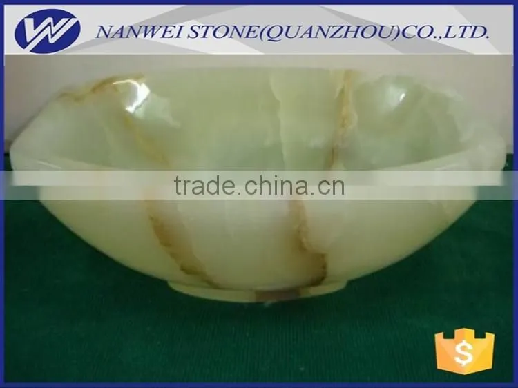 Onyx stone sink