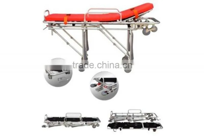 High Quality Automatic Loading Ambulance Stretcher