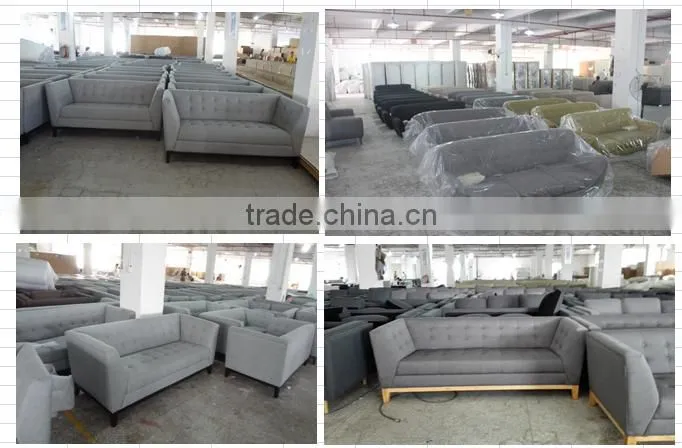 2016 Modern American style furniture simple fabric living room sofa