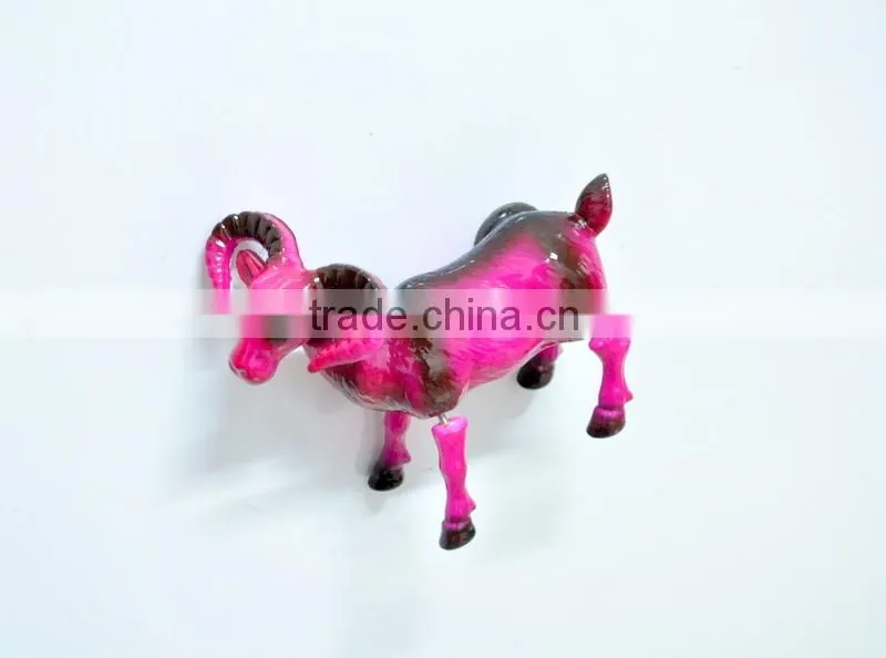 4 inch New Design Goat Magnets for Fridge, Plastic Fridge Magnets for Tourism