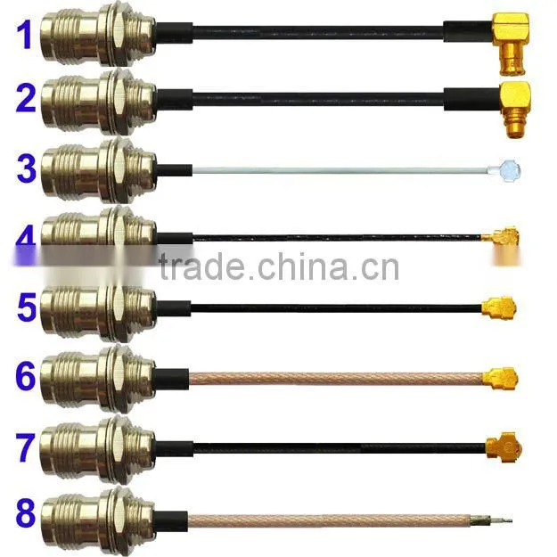 Gino SMA Female to SMA Female Jack in series RF Coaxial Adapter Connector