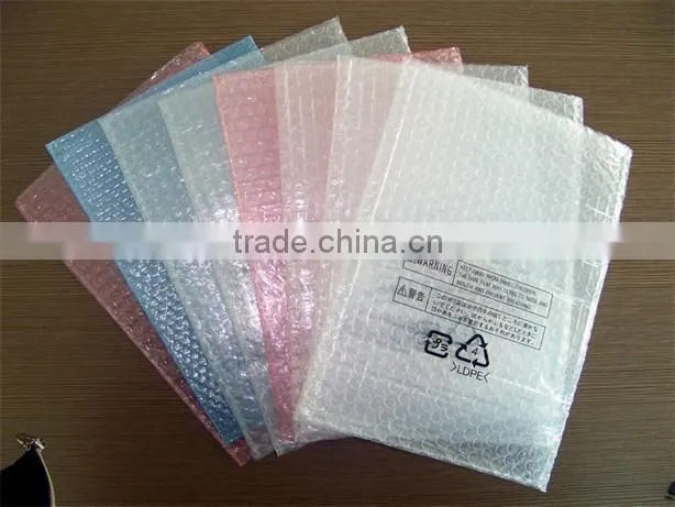 plastic bubble bag/ air bubble bag for electronic products packaging
