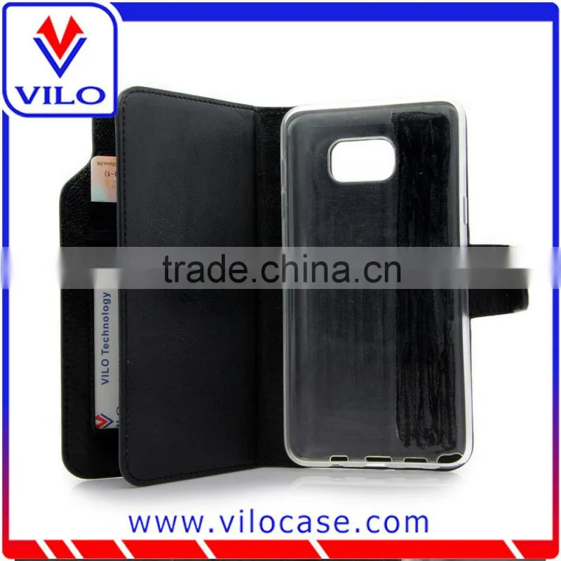 premium pu leather wallet case for samsumg galaxy s6, latest product leather wallet case for samsung galaxy s6
