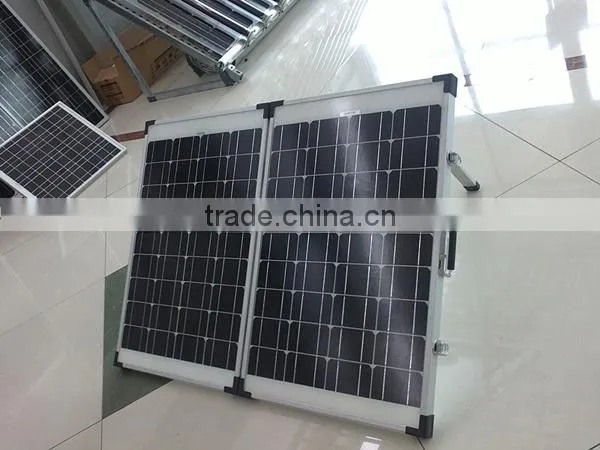 120w 12v/18v portable solar panel/folding solar kit
