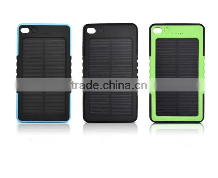 fashionable dustproof waterproof environmental outdoor solar power bank