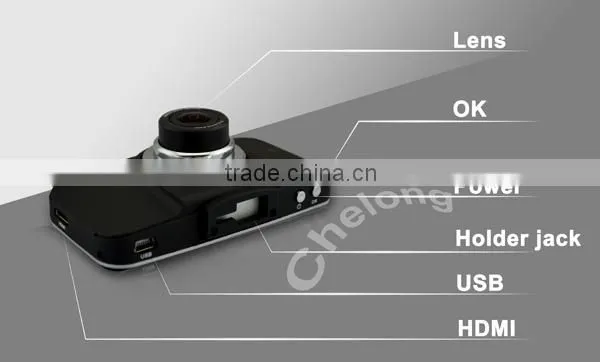 Travel mate Ambarella A7 GPS 3.0" car cam accident recorder