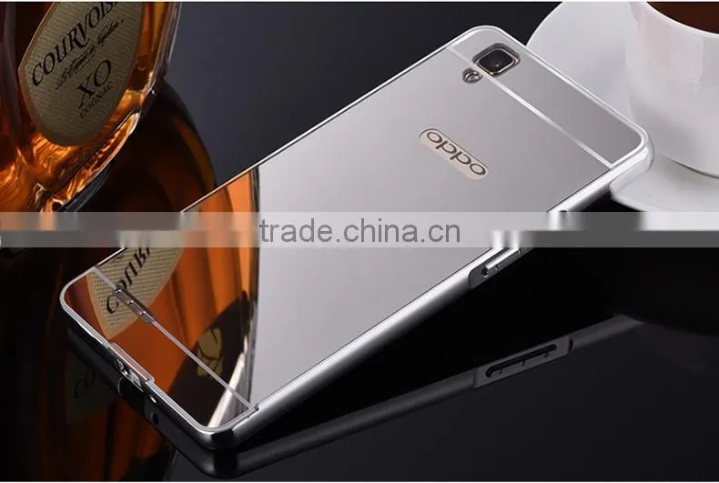 High Quality Aluminum Bumper Mirror Phone Case Cover For OPPO A53