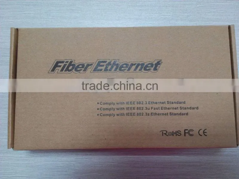 Fiber optical Ethernet switch converter 2 fiber ports and 4 RJ45 ports