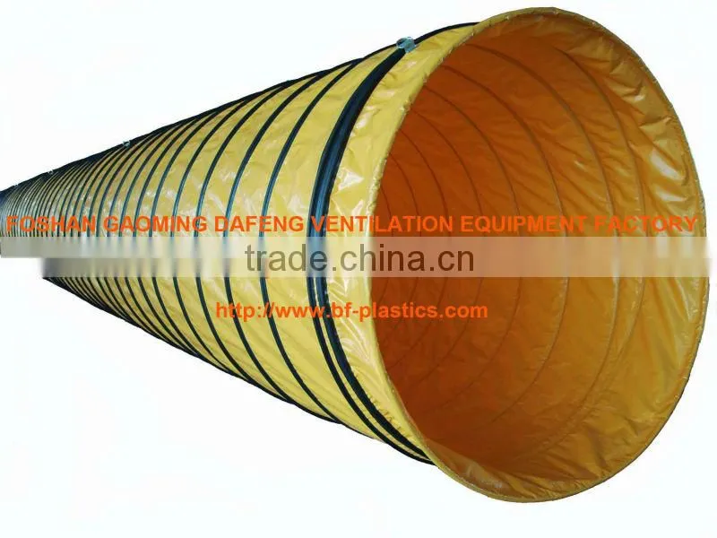 flexible mining and tunnel air duct