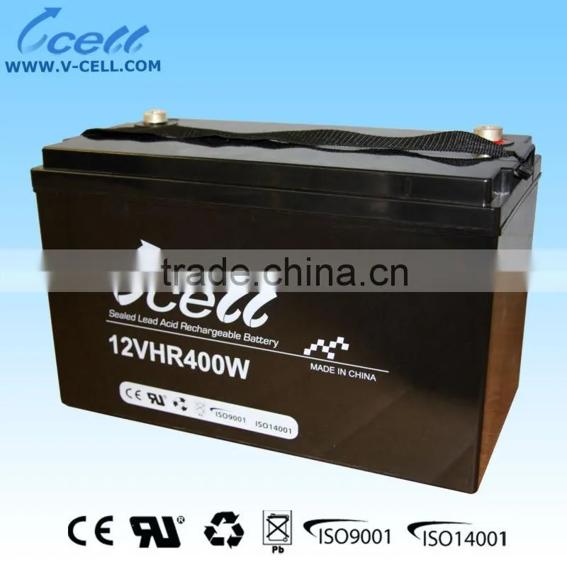 Maintenance Free Solar Gel Lead Acid Battery 12v 400W