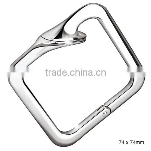 Promotional Custom Logo Zinc Fashion Bag Hanger