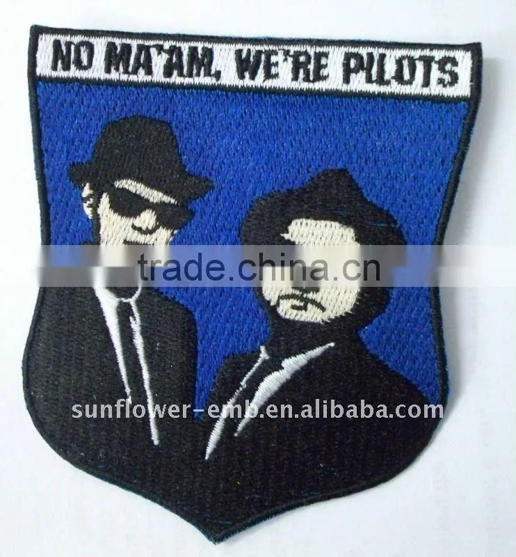 Embroidery sport patch