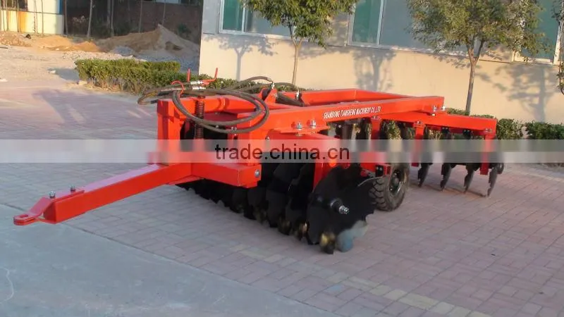 Series of hydraulic trailed offset heavy disc harrow