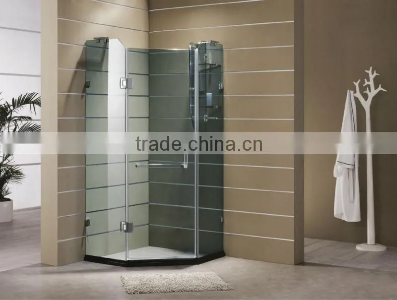Y110 8mm Tempered Glass sliding door bath shower screen for bathroom