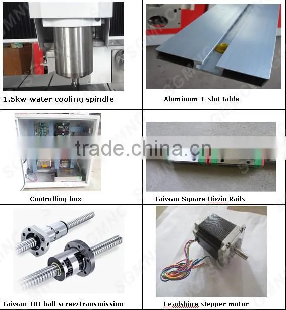 water cooled cnc router spindle motor , cnc router 1218 woodworking carving machine