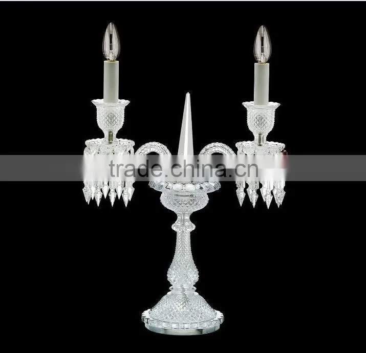 Romantic led candle crystal table lighting
