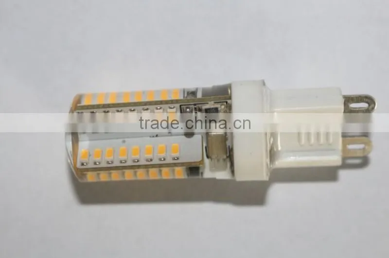 2014 New 360 Degree Glue 3014SMD 3w CE RoHS LED G9 Lamp