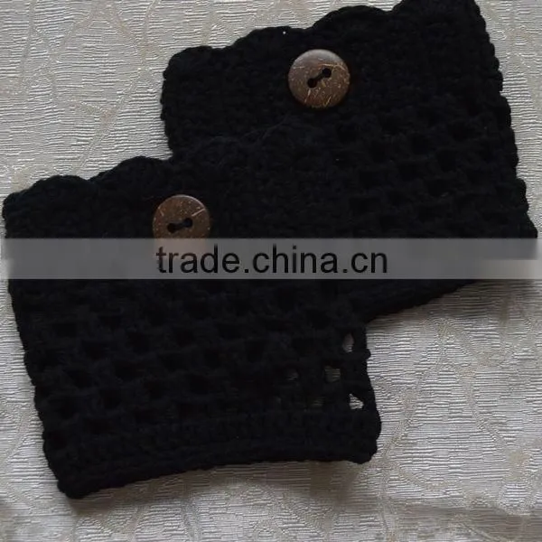 wholesale women hand knit leg warmers