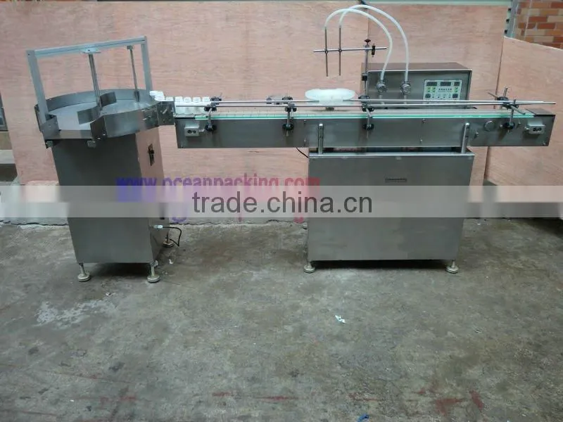 automatic filling line with rotate table for small business