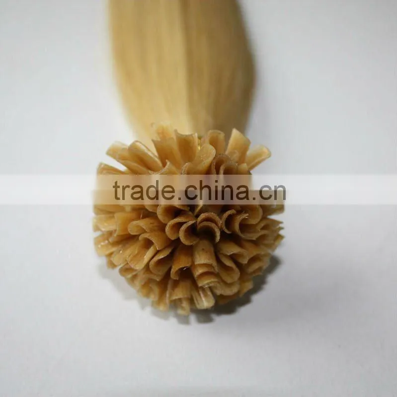 wholesale high qulity pre-bonded human hair extension FLAT TIP