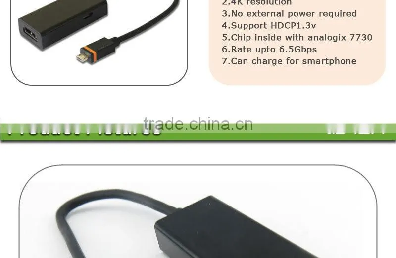 Mydp Slimport HDMI Conversion USB Cable